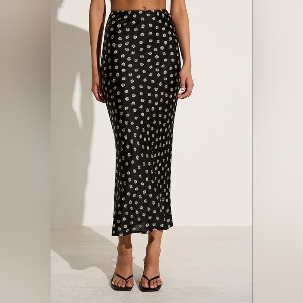 Faithfull The Brand Ancora Midi Skirt In Las Flores Floral Size 2 Women's - Picture 9 of 11